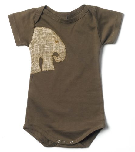 Zebi Baby Mocha Elephant Onsie (only 6 mths left)