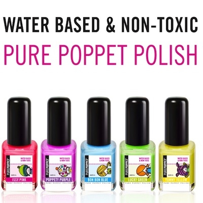 pure poppett kid friendly water based non toxic nail polish