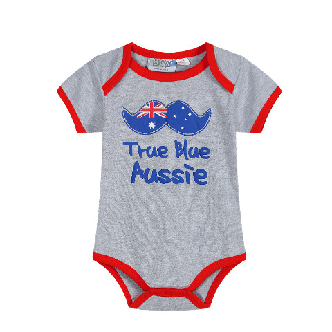 Aus Grey Bodysuit Australian Baby Outfit Not Another Baby Shop