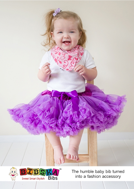 Lovely Pink Swirl Bibska Bibs Bandana Bib - Gorgeous Baby Gift