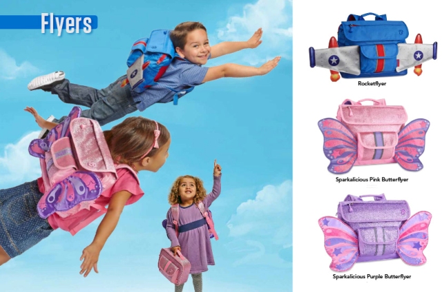 Bixbee rocketflyer backpacks for kids